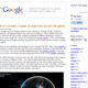 Google、世界の検索回数を地球のグラフィックと共に可視化するSearch Globe 画像