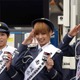 アッキーナ、交通警察隊制服姿で敬礼！……秋の全国交通安全運動 画像