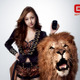 板野友美が猛獣使いに!?　……イー・モバイル新CM 画像