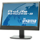 iiyama、A4実寸サイズを左右に並べて表示可能！　縦長にもなる24型ワイド液晶ディスプレイ 画像