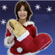 USBあったかスリッパをクリスマス仕様にするサンタクロースブーツ 画像