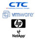 CTC、VMwareとHPのブレードサーバ、ネットアップの統合ストレージを組み合わせた仮想化統合インフラ 画像