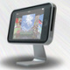 iMac風デザインのiPod touch専用アルミスタンド 画像