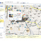 地図を見ながら同時に周辺のグルメ情報や温泉情報をゲット！ 画像
