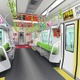 『夜は短し歩けよ乙女』先輩と黒髪の乙女が電車をジャック！ 画像