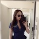 ざわちん、今年初のハロウィン仮装は女子SWAT！胸元があらわに 画像