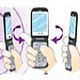 KDDI研、携帯電話用カメラで動きやジェスチャを認識する「直感コントローラ」開発 画像