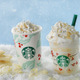 スタバからホワイトクリスマスをイメージしたフラペチーノが登場 画像