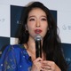 紅蘭、出産後初の公の場で「幸せです。毎日子どものにおいをかいでいます!」 画像