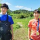 カエル好きで有名な入江聖奈選手、「池の水ぜんぶ抜く大作戦」に緊急参戦 画像