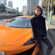 ほのか、恐る恐る高級車マクラーレンに試乗！冒頭謎の衝撃音「ゴッゴッて言ったよ！」 画像