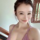 手島優、大好きなラベンダー色水着で温泉女子旅 画像