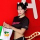 Tシャツがピッチリすぎ…人気韓国チア、溢れんばかりの美スタイルでファンを圧倒「超可愛い！」【PHOTO】 画像