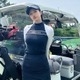細身と思ったらこのボリューム感…韓国女子ゴルファー、ぴったりトップス＆ミニスカでファンを釘付けに【PHOTO】 画像