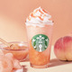 スタバ新作「ヘブンリー ピーチ フラペチーノ」8月1日より登場 画像