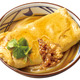 だし巻き玉子をまるまる1本のせた一杯！丸亀製麺、新作「だし玉肉づつみうどん」14日より販売 画像