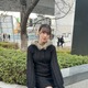 NMB48・安部若菜、美脚目を引くぴったりワンピ！「めっちゃ似合ってる」の声 画像