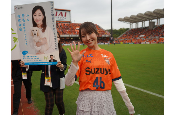 清水エスパルスホームゲーム（VS.東京ヴェルディ戦）啓発