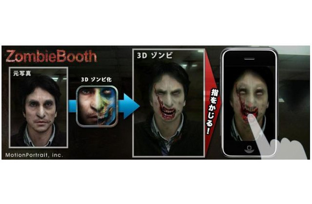 「ZombieBooth」の変身例