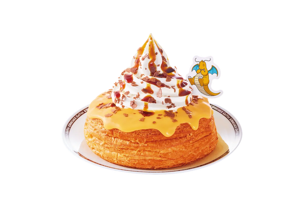 【コメダ珈琲店・おかげ庵】カイリューのシロノワール カスタードプリン