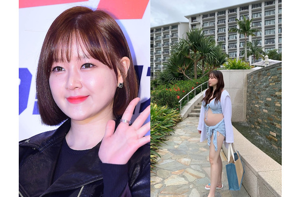 スイムウェア姿で“Dライン”を堂々披露…元K-POPアイドル、沖縄での近況写真に注目