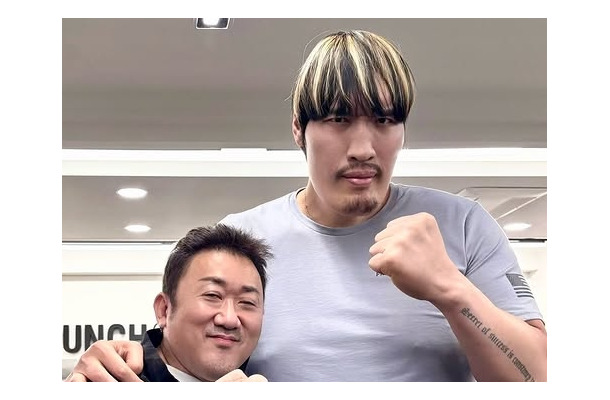 「もはや衝撃映像」“巨人”チェ・ホンマン×“剛腕”マ・ドンソク、規格外の2ショットに驚愕の声