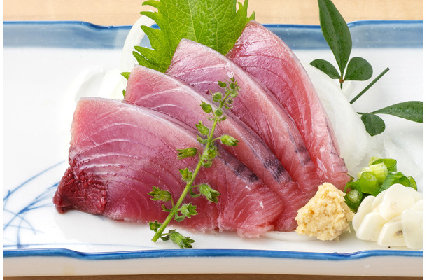「初かつお 刺身」（650円）
