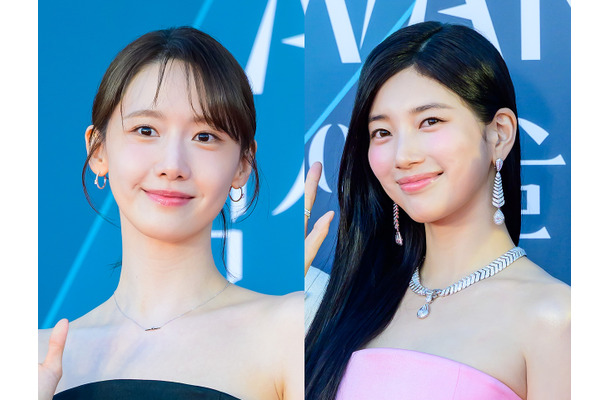 “国民の初恋”2人の授賞式の衣装が被った!?少女時代・ユナ＆スジ、稀な事態も異なる魅力で感嘆誘う