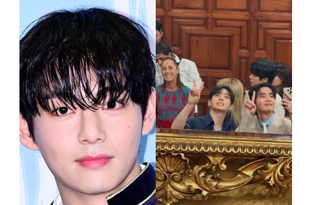 イメチェン姿も！BTS・V、JUNG KOOK＆メキシコ大統領交えた豪華“鏡自撮り”公開