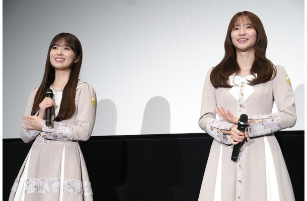乃木坂46・小川彩、菅原咲月【撮影：小宮山あきの】