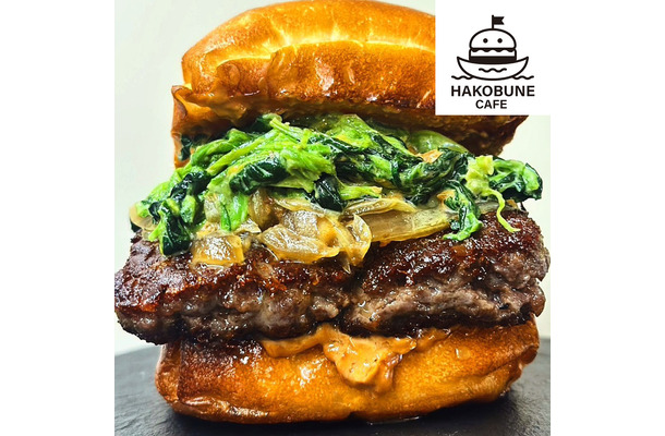 【和の発想で進化】もち×お麩×ほうれん草クリーム　HAKOBUNE CAFE（栃木）