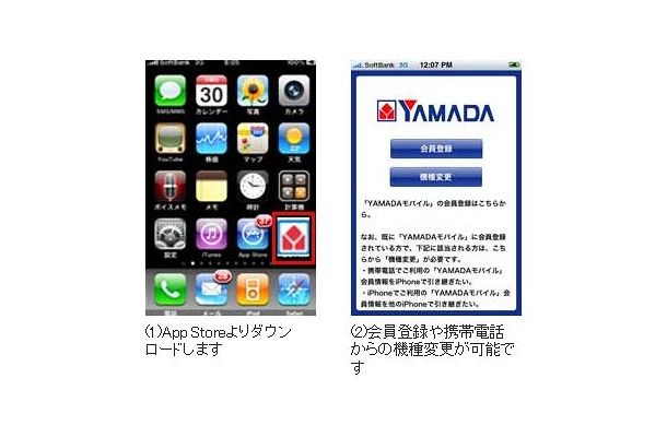「YAMADAモバイル」利用イメージ