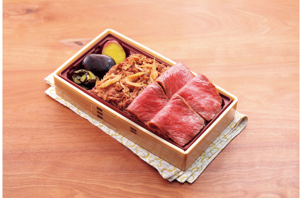 佐賀・佐賀牛【カイロ堂】[東武限定品][実演]佐賀牛出汁漬けイチボ・すき焼き弁当