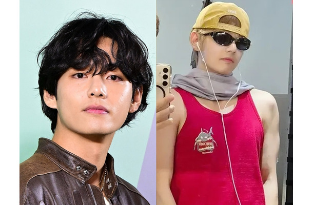 BTS・V、ムキムキの“肉体美”が話題！トレーニング中のタンクトップ姿に「やっぱり別格」の声