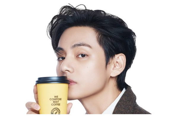 BTS・Vが広告モデル務める韓国コーヒーチェーン、マニラに1号店オープンで東南アジア進出本格化