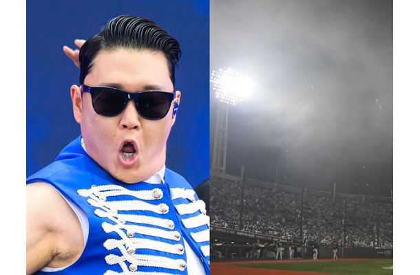 野球ファンナメてるvs仕方ない…『カンナムスタイル』歌手の公演仕掛けでプロ野球の試合中断