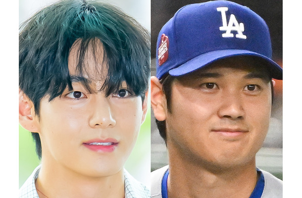BTS・V＆大谷翔平の夢の対面から1年！MLB公式、伝説の始球式を再び公開「ビートルズ級の歓声」