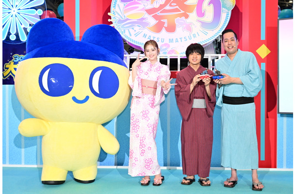 ゆうちゃみ＆エバースが浴衣姿で登場！ゆうちゃみが史上最小の「たまごっち」に大興奮