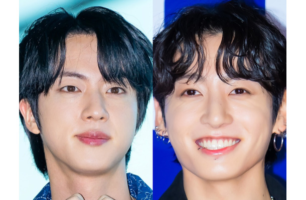 「おでこが半分だね」BTS・JIN&JUNG KOOK、“兄弟感”満載のお茶目ショットにほっこり