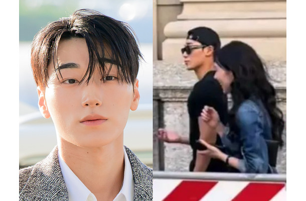 “胸ヒットダンス”ATEEZ・サン、熱愛説が浮上…海外で女性と歩く姿が拡散され、ファン騒然