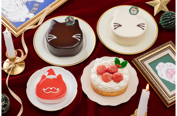 ねこねこのクリスマスケーキ全4品