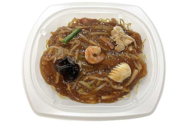 容器に入ったあんかけ焼そば