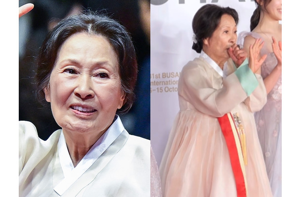 何度も咳、支えられる姿に心配の声…韓国ベテラン女優（85）の体調について配給会社が説明