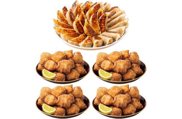 大阪王将 おいしいたんぱく餃子40個＆ムネチキタツタ1kgセット