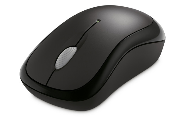 「Microsoft Wireless Mouse 1000（ワイヤレス マウス 1000）」のブラック