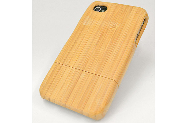 「iPhone 4専用 竹製ハードケース（竹ナチュラルジャケット）」（iPhone 4は別売）
