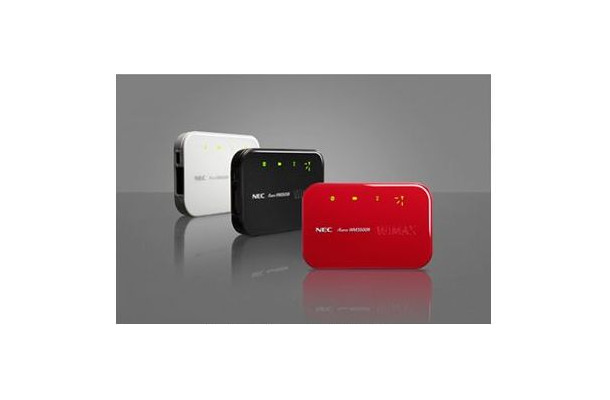 NECアクセステクニカ、8時間連続稼のWiMAXルータ「AtermWM3500R」