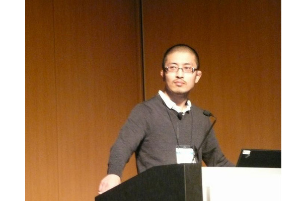ノキアの菅野信氏。MeeGo OSプログラムのマネージャを務めている