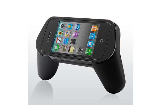 「iPhone・iPod touchゲームグリップ（iPhone4対応）　400-JY002」（iPhone/iPod touchは別売）
