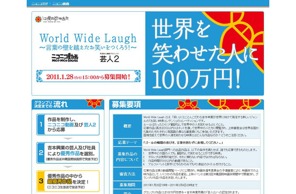 ニコニコ動画「第3回沖縄国際映画祭　World Wide Laugh」